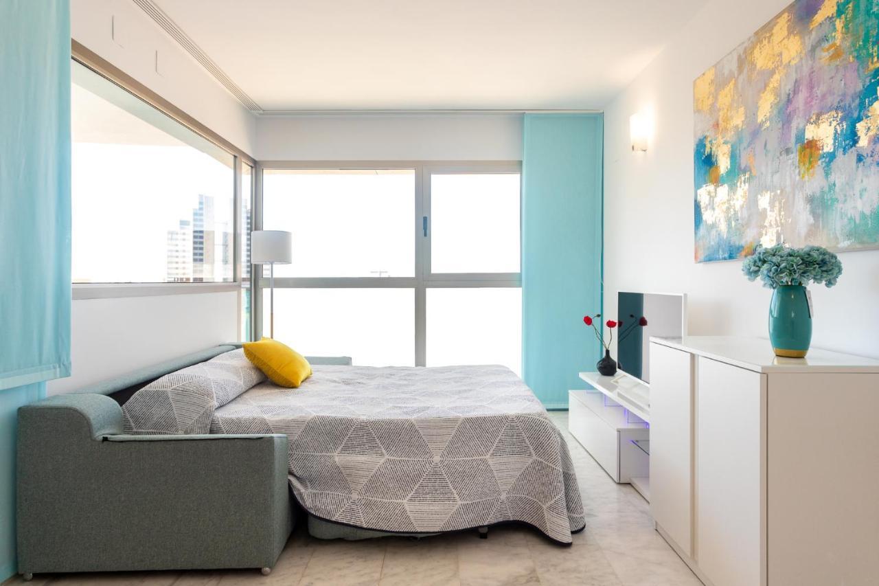 Apartamento Terraza privada con vistas panorámicas Benidorm Exterior foto