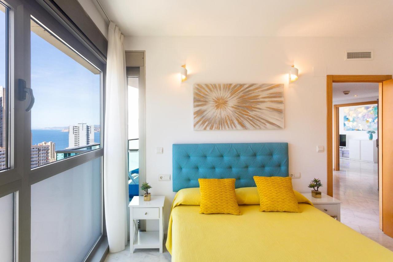Apartamento Terraza privada con vistas panorámicas Benidorm Exterior foto