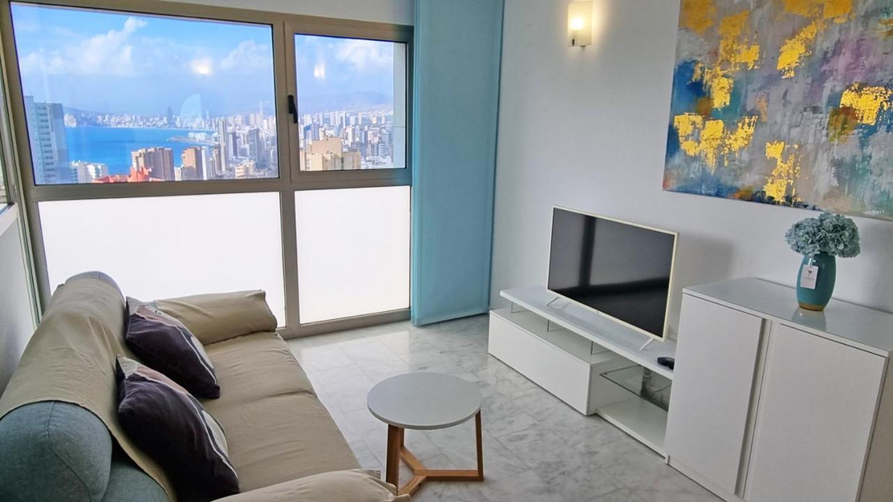 Apartamento Terraza privada con vistas panorámicas Benidorm Exterior foto