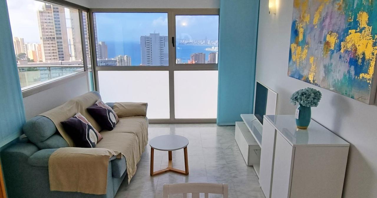 Apartamento Terraza privada con vistas panorámicas Benidorm Exterior foto