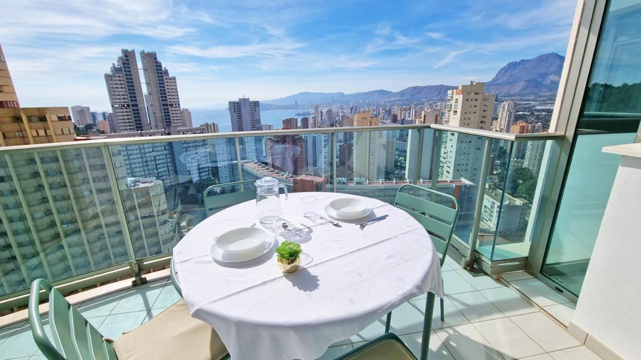 Apartamento Terraza privada con vistas panorámicas Benidorm Exterior foto