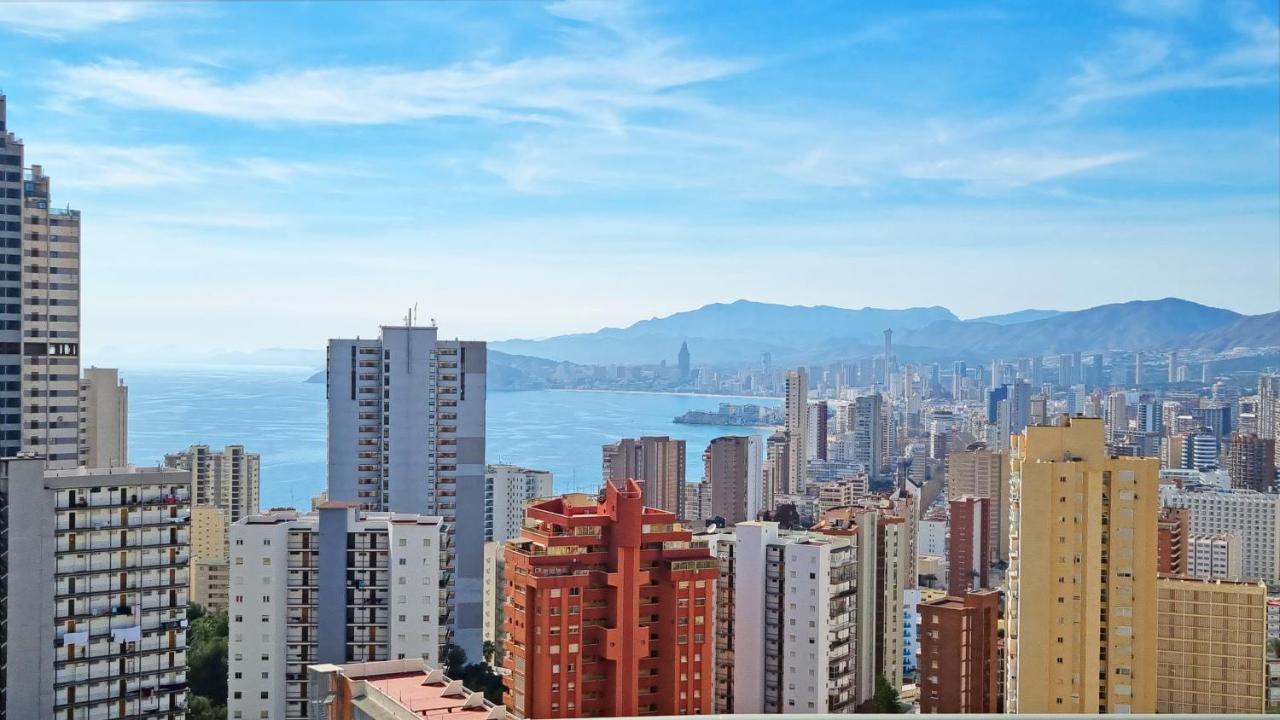 Apartamento Terraza privada con vistas panorámicas Benidorm Exterior foto