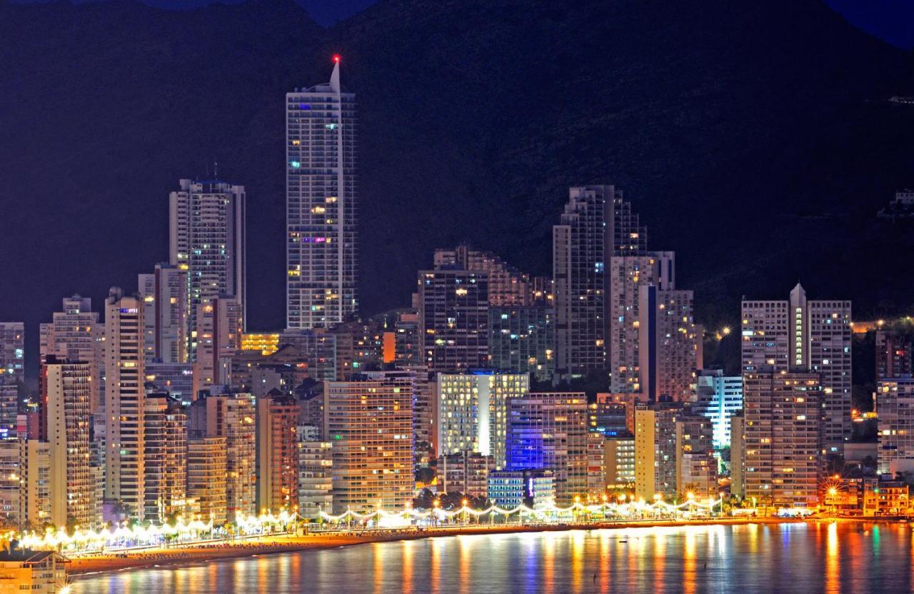 Apartamento Terraza privada con vistas panorámicas Benidorm Exterior foto